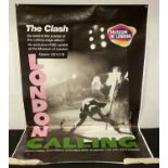 THE CLASH - London Calling - A London Museum Exhibition bus stop poster from 2019 (rolled)
