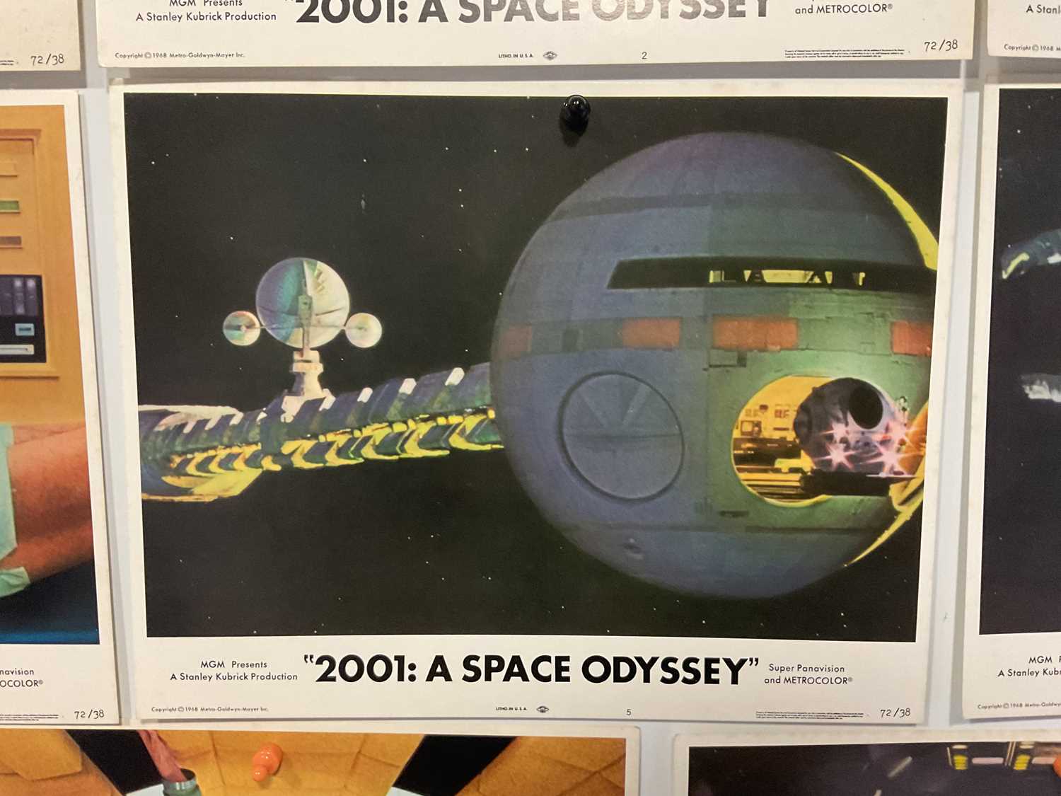 A set of 8 lobby cards for the 1972 re-release of 2001: A SPACE ODYSSEY (1968). (8) - Image 6 of 9