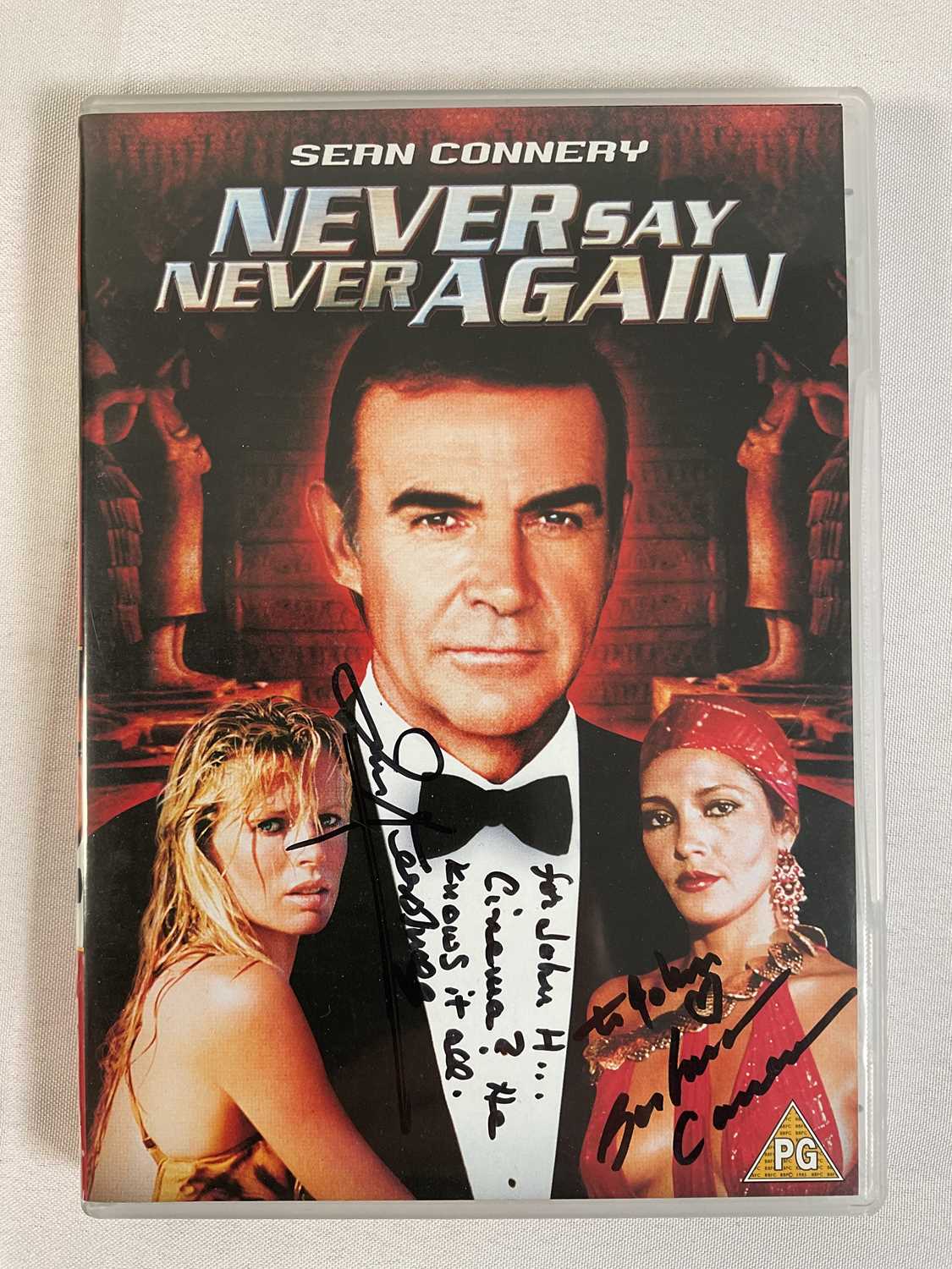 A group of 6 autographed James Bond DVDs comprising CASINO ROYALE (1967) signed by Costume - Image 6 of 7