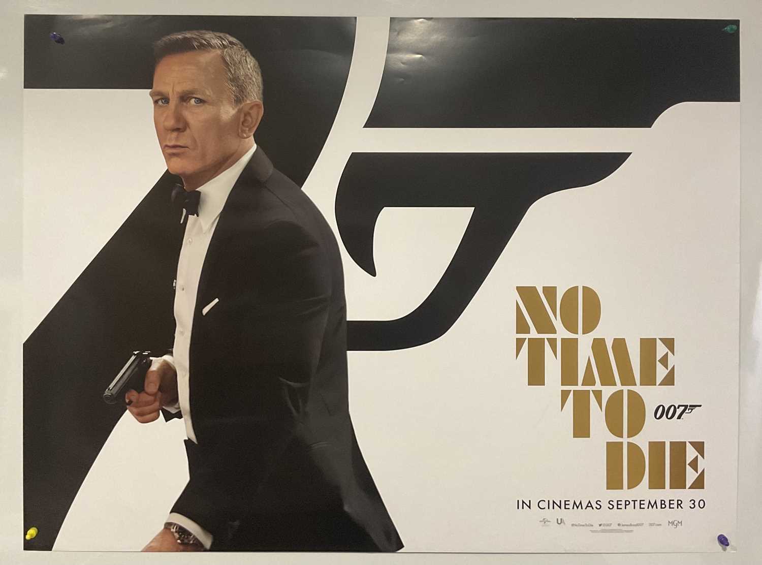 NO TIME TO DIE (2021) UK Quad and one sheet, September release tag line, rolled (2) - Image 3 of 3