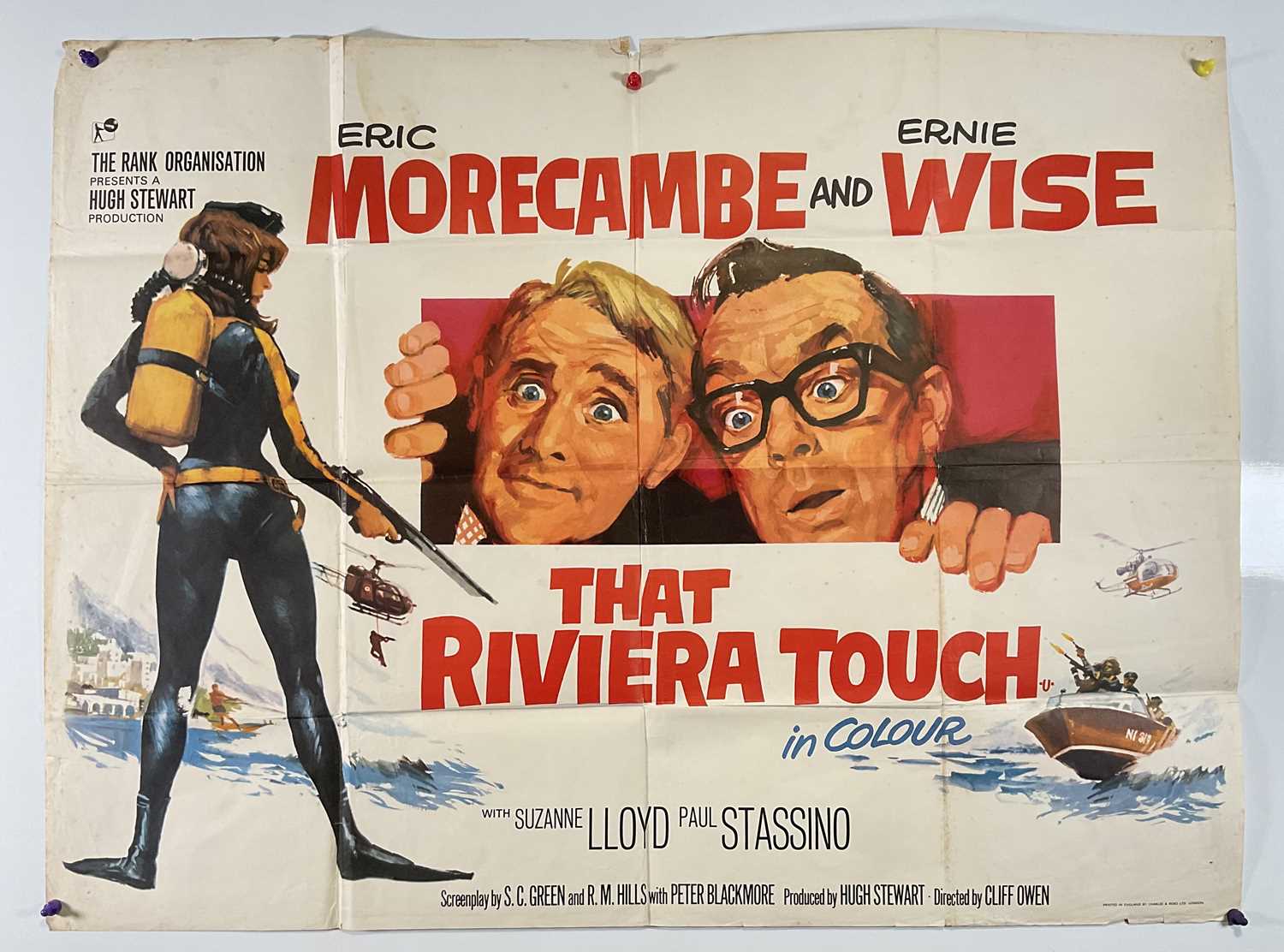A trio of Morecambe and Wise movie posters to include WHAT HAPPENED AT CAMPO GRANDE? (1967) UK one - Image 4 of 4