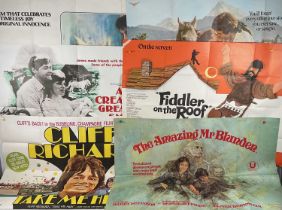 A group of Musical and Family UK Quad movie posters to include FIDDLER ON THE ROOF (1971) THE