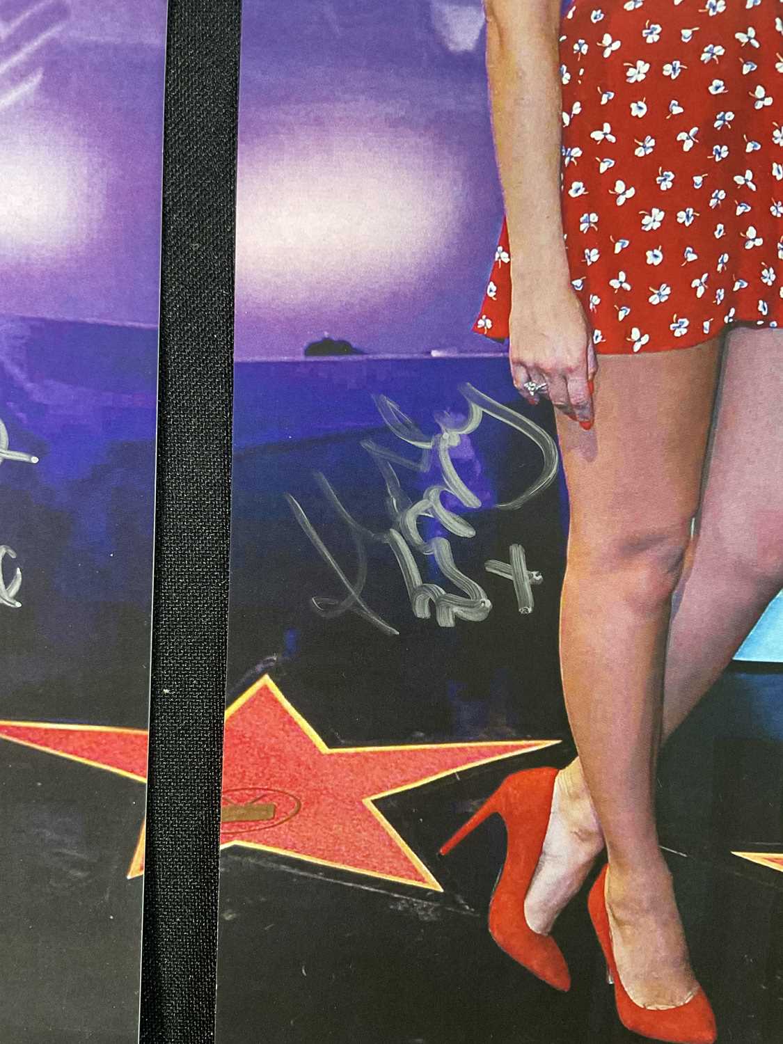 A group of 4 Celebrity Juice promotional posters (21cm x 30cm) signed by FERNE COTTON, KEITH LEMON - Image 2 of 4