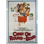 CARRY ON ROUND THE BEND (1971) UK / International one sheet poster, Arnaldo Putzu artwork, folded.