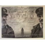 THE LIGHTHOUSE (2019) UK Quad film poster, nautical mystery thriller starring Willem Defoe and