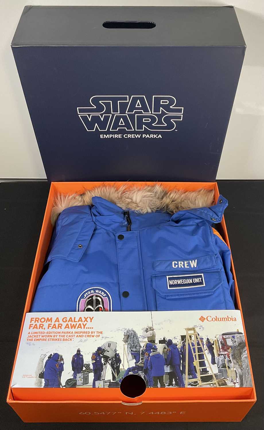 STAR WARS - A Star Wars Episode V: Empire Strikes back crew parka jacket made by Columbia as a