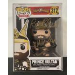 FUNKO POP - Flash Gordon Prince Vulcan funko pop signed by Brian Blessed with character name.