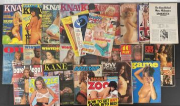 Top Shelf Collectibles - A group of vintage adult men's lifestyle magazines to include 8 issues of
