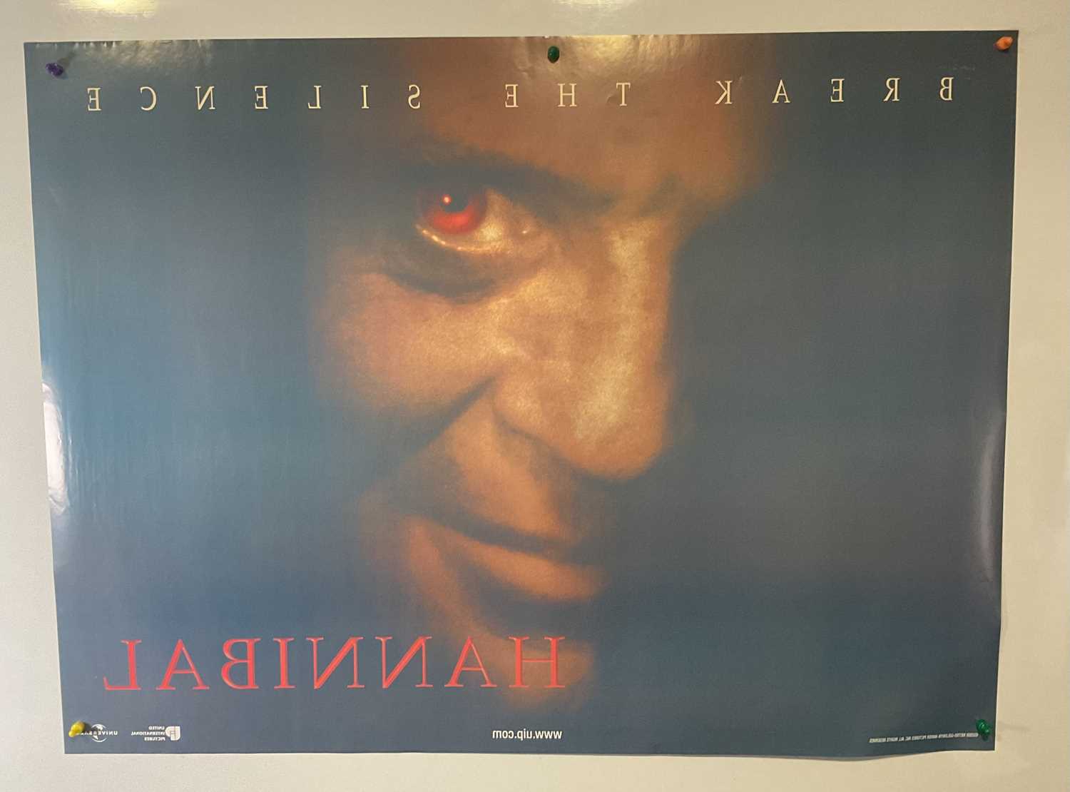 HANNIBAL (2000) UK Quad film poster 'break the silence' advance, rolled. - Image 5 of 6