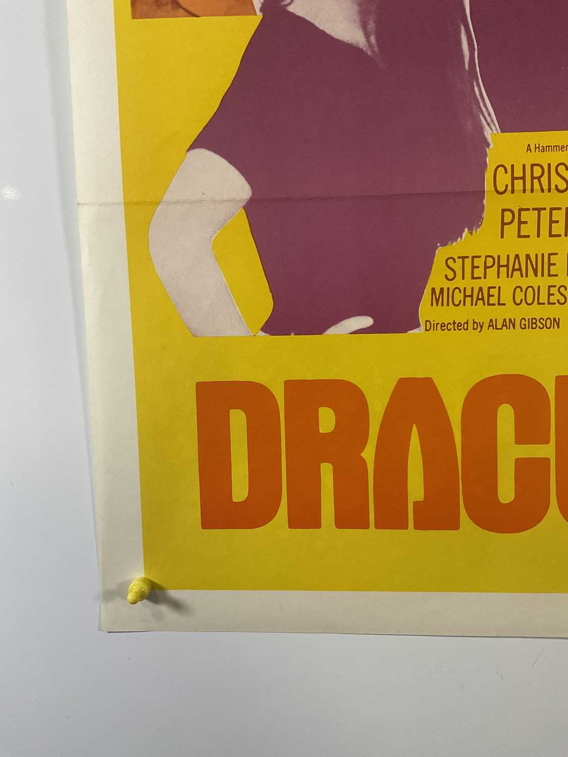 DRACULA A.D. 1972 (1972) Australian one sheet, Hammer horror vampire movie starring Christopher Lee, - Image 3 of 6