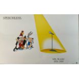 A 1989 Warner Brothers lithograph commemorating the life of legendary voice actor MEL BLANC,