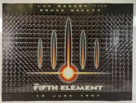 THE FIFTH ELEMENT (1997) UK Quad film poster, Lenticular 3D effect artwork by Brian Bysouth. This