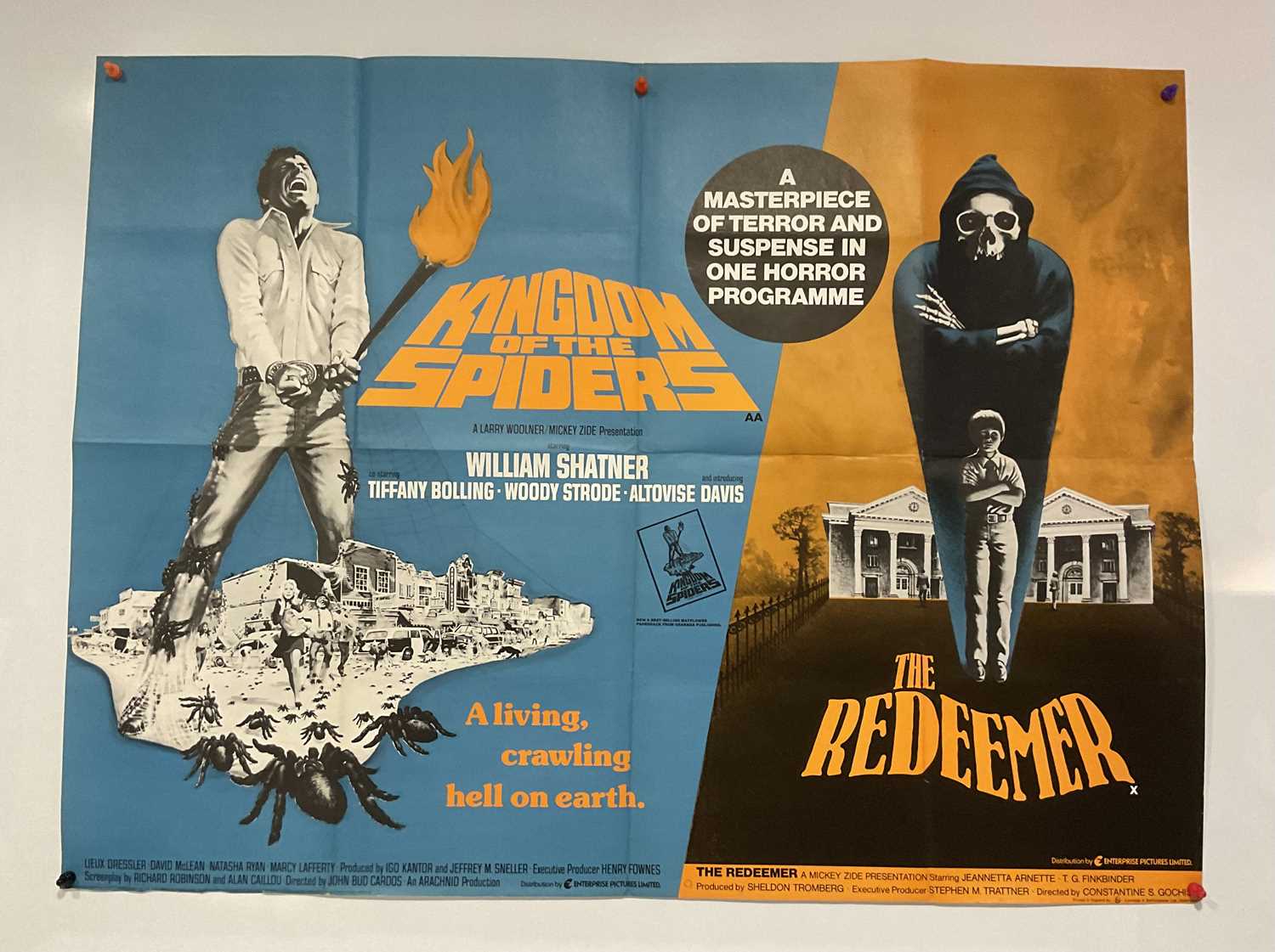 A selection of Horror film posters to include DEMON SEED (1977) US one sheet, SCANNERS (1981), - Image 10 of 15