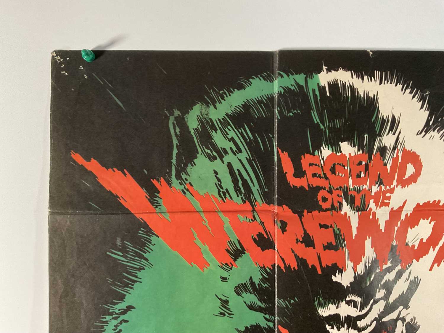LEGEND OF THE WEREWOLF / VAMPIRE CIRCUS (1971/74) Double-Bill UK Quad Hammer Horror film poster - Image 6 of 7