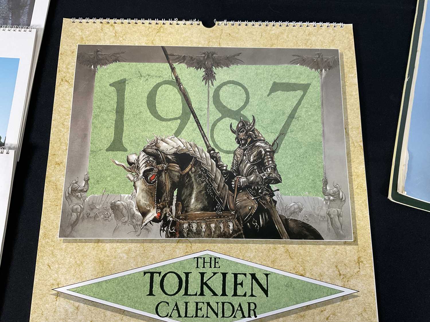 LORD OF THE RINGS Memorabilia - 'The Tolkien Calendar' 1984-1992, 9 calendars illustrated with - Image 3 of 6
