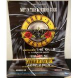 A bus stop poster for the GUNS N ROSES - Not In This Lifetime Tour 2017, London shows, 60" x 40",