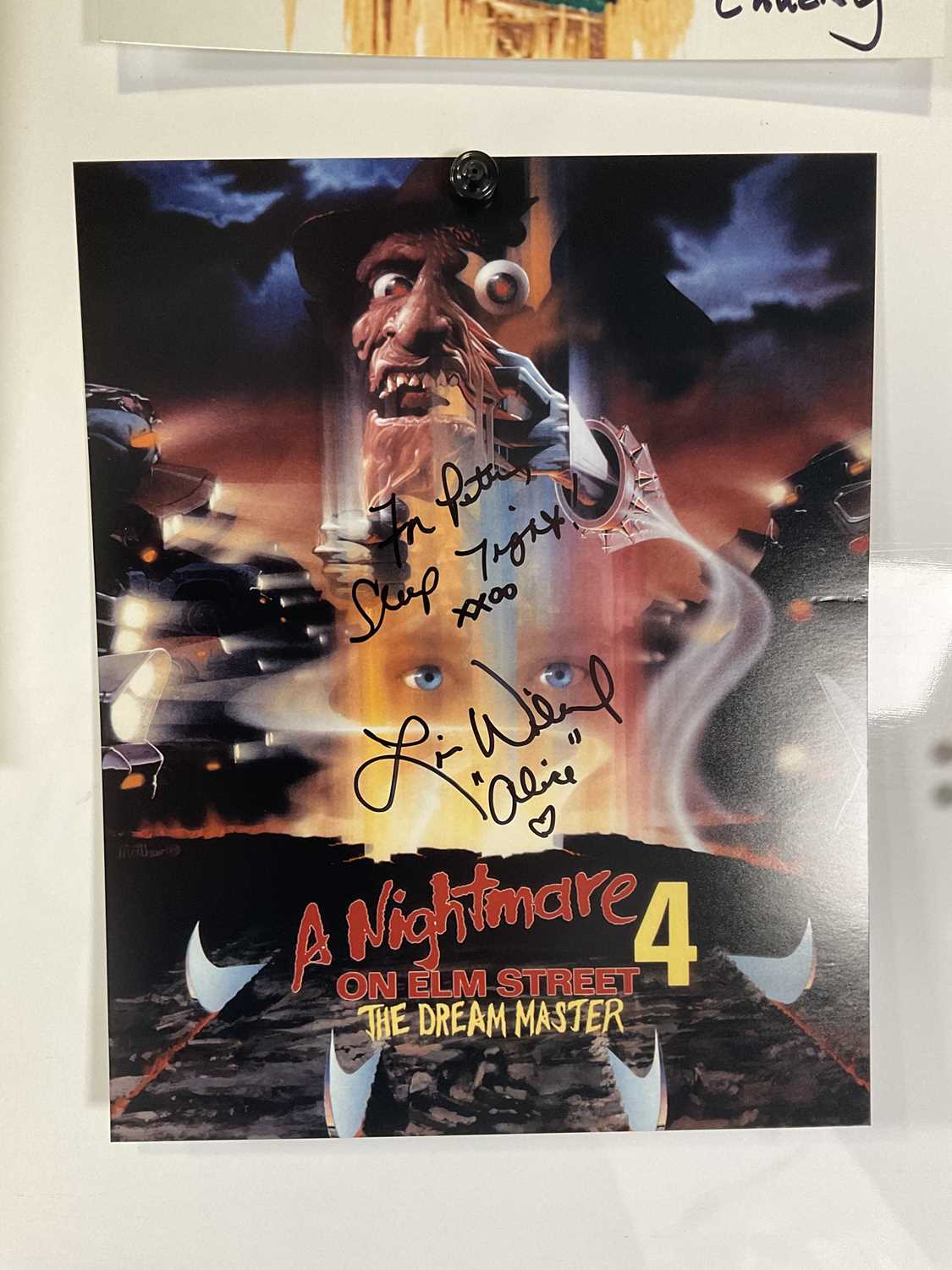 A group of horror related autographed photographic still to include ROBERT ENGLUND (A Nightmare on - Image 5 of 7