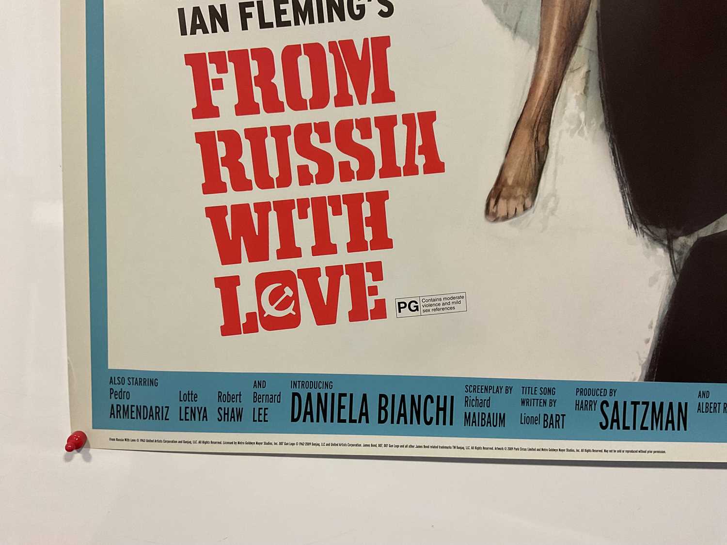 JAMES BOND: FROM RUSSIA WITH LOVE (1963) - A double sided Park Circus UK Quad film poster - based on - Image 3 of 6