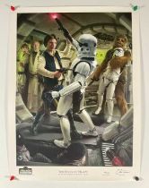 STAR WARS - 'The Folly of TK-241' an Artist Proof print by Chris Trevas for the 2015 Star Wars