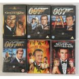 A group of 6 autographed James Bond DVDs comprising CASINO ROYALE (1967) signed by Costume