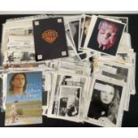 A large quantity of promotional movie ephemera comprising of photographic stills, press material