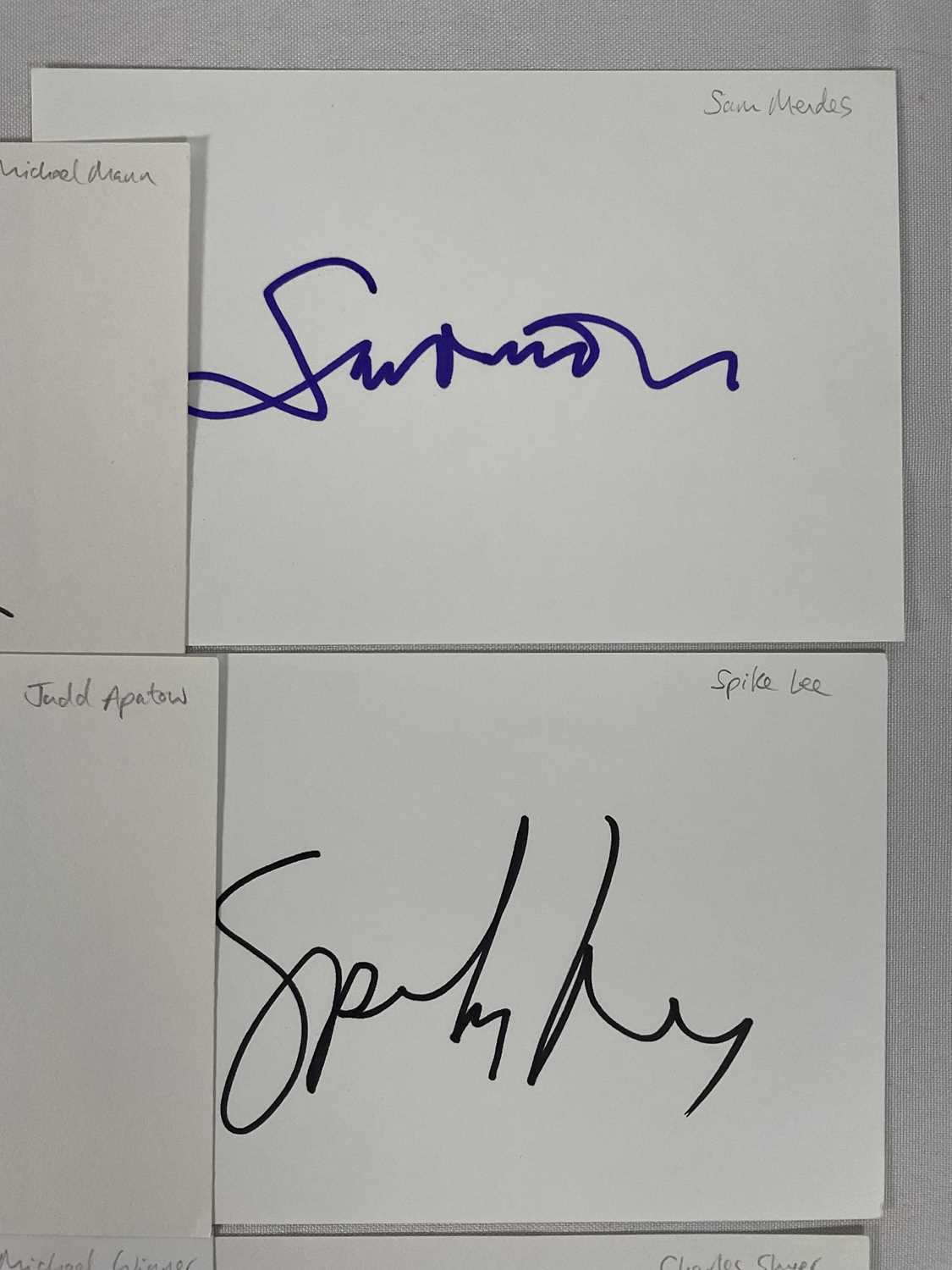 A group autograph cards signed by film and television Directors, Producers and Screenwriters to - Image 5 of 7