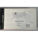 A folio of storyboards from the production of SPIDER-MAN the animated series, signed and stamped