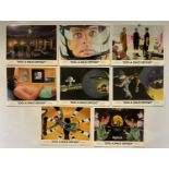 A set of 8 lobby cards for the 1972 re-release of 2001: A SPACE ODYSSEY (1968). (8)