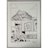 Original Comic Book artwork - Lee Sullivan artwork for Gerry Anderson's THUNDERBIRDS MAGAZINE #5