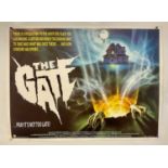 THE GATE (1987) UK Quad film poster Renato Casaro artwork, rolled ***Condition*** (soft vertical