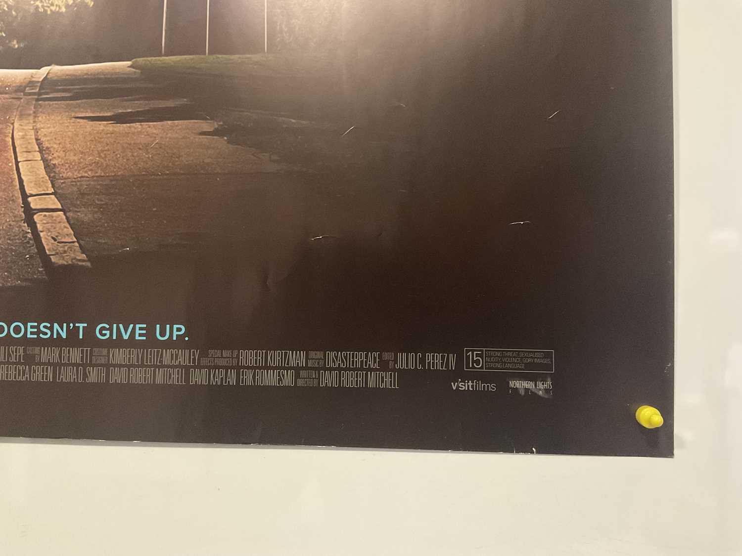 IT FOLLOWS (2014) UK Quad double-sided film poster - cult horror, rolled - Image 3 of 6