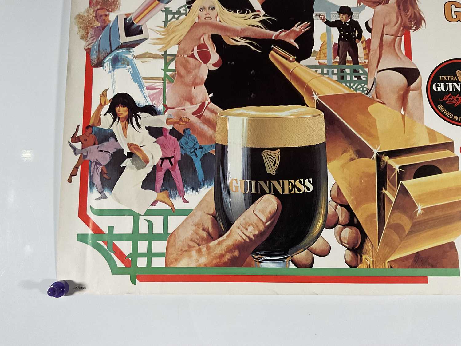 JAMES BOND: THE MAN WITH THE GOLDEN GUN (1974) - An unusual Guinness tie-up with the James Bond film - Image 5 of 6
