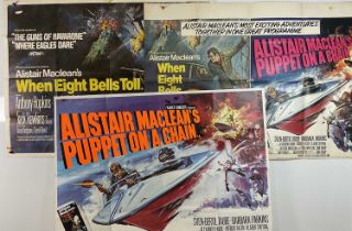 ALISTAIR MACLEAN - A group of 3 UK Quad movie posters for Alistair Maclean films comprising WHEN