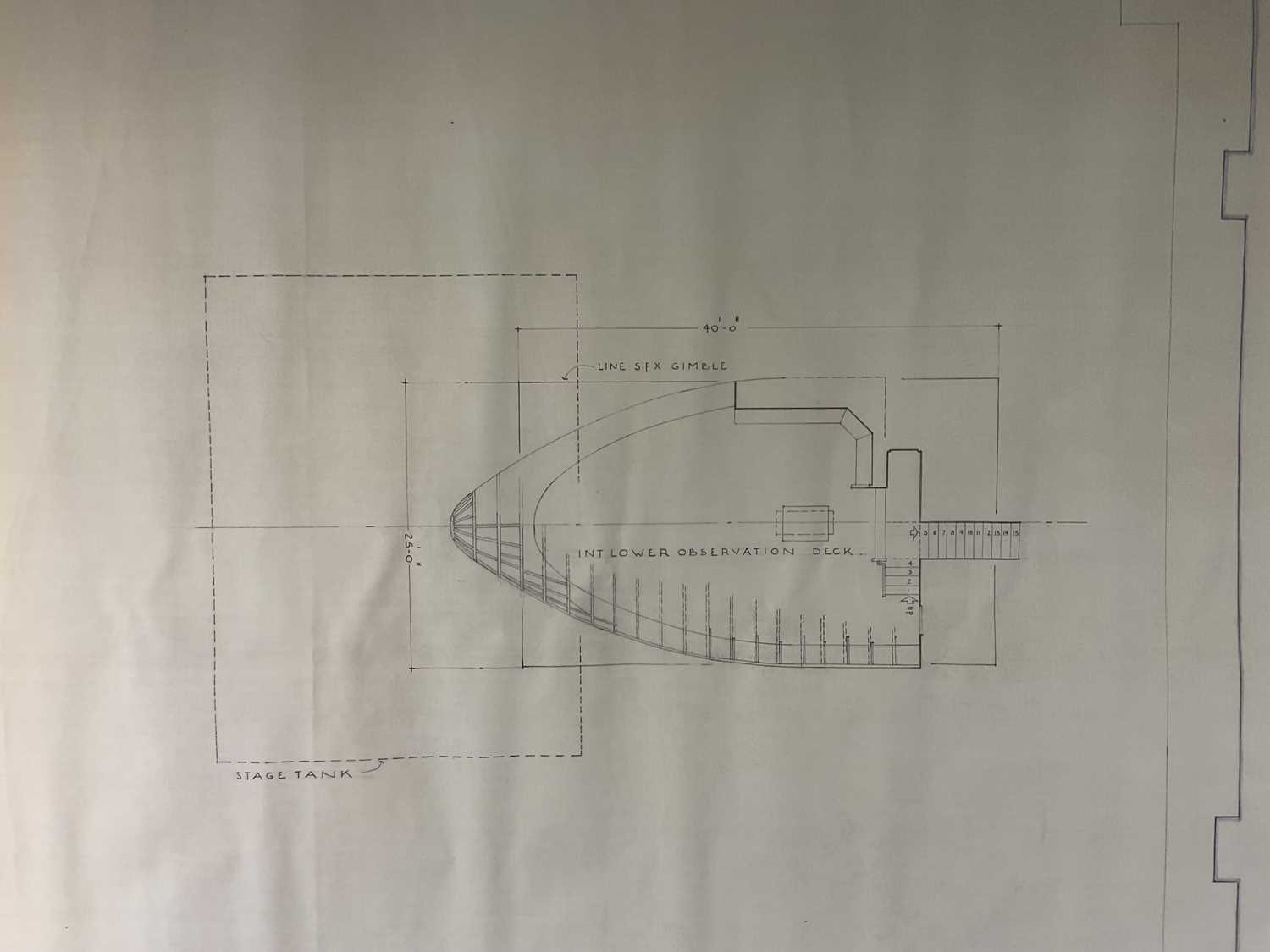 JAMES BOND - A group of production used architectural blueprint set designs for DIE ANOTHER DAY ( - Image 13 of 13