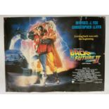 BACK TO THE FUTURE PART II (1989) UK Quad film poster, Drew Struzan artwork for the classic time