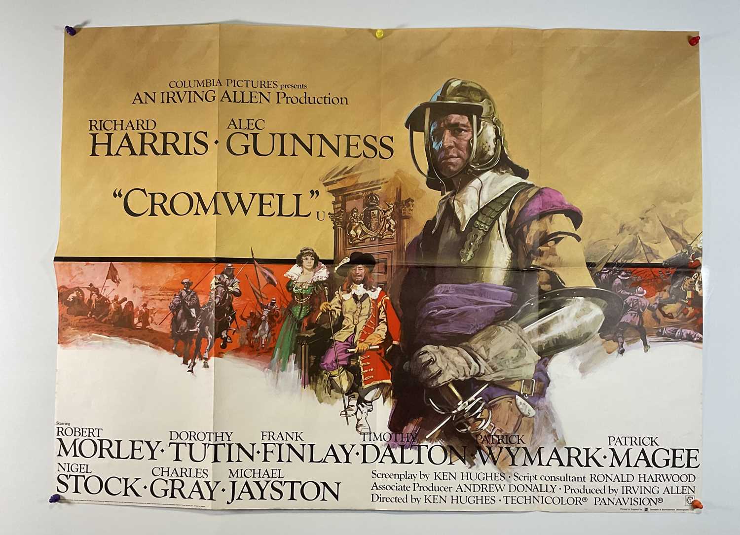A group of Historical UK Quad movie posters comprising of SODOM AND GOMORRAH (1963), CROMWELL ( - Image 3 of 7