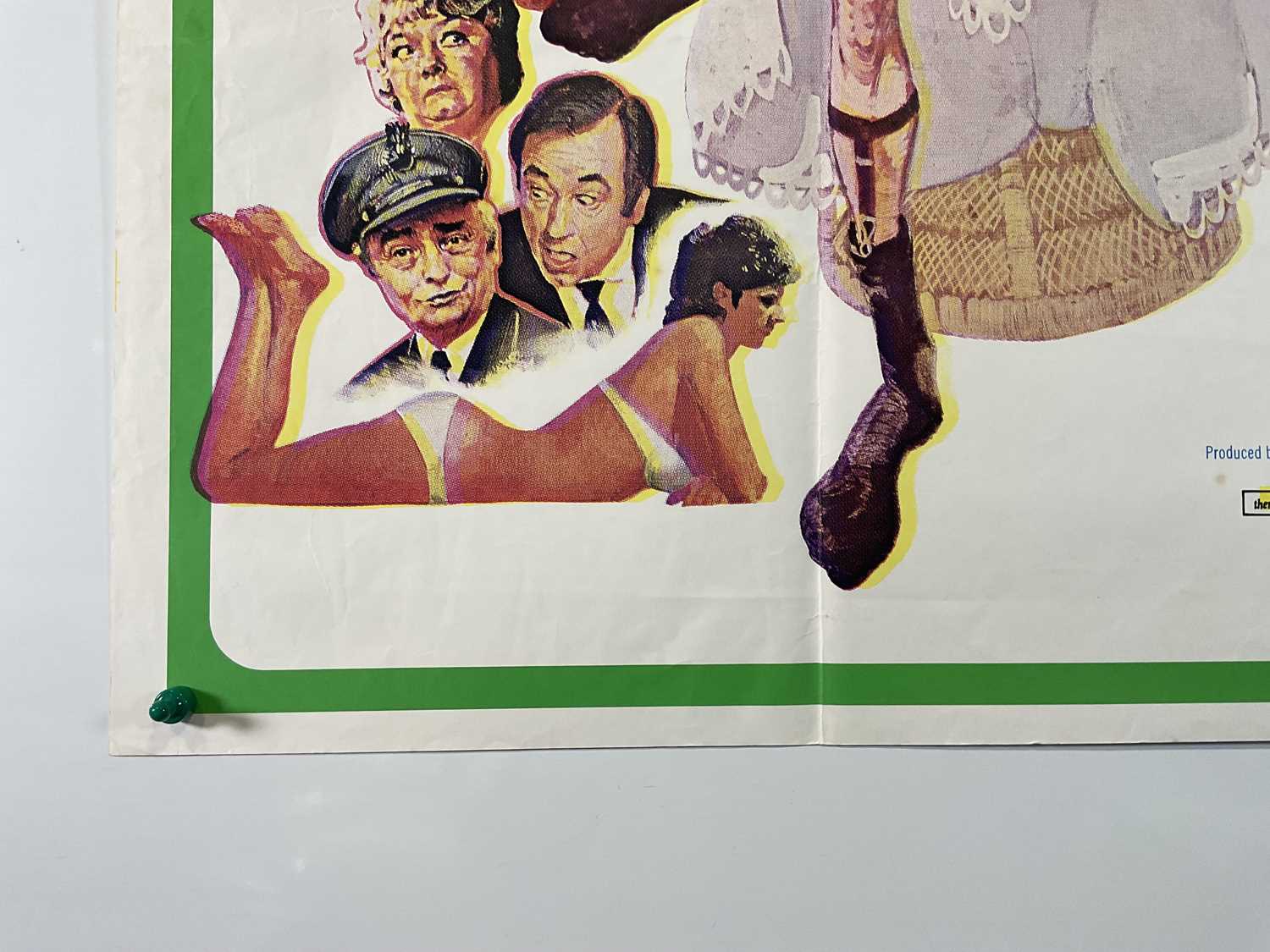 CARRY ON EMMANNUELLE / SPEED TRAP (1978) Double-Bill UK Quad film poster, folded - Image 4 of 5