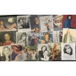 A group of colour photographs signed by female celebrities to include GENA LEE NOLIN, SHARON