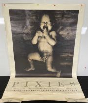 PIXIES - A 60" x 40" promotional poster for The Pixies performing Gigantic live at the London Town