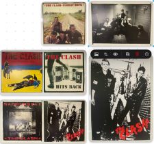 THE CLASH - A group of album artwork commercial posters for The Clash self titled album, Sandinista,