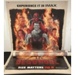 DEADPOOL (2015) A pair of bus stop IMAX teaser posters (47" x 70") for the first R rated Marvel film