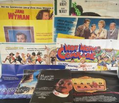 A group of UK Quad Comedy film posters comprising of THE ADVENTURES OF BARON MUNCHAUSEN (1988),