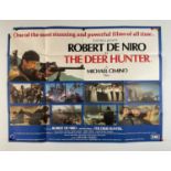 THE DEER HUNTER (1978) UK Quad film poster, starring Robert De Niro, folded.