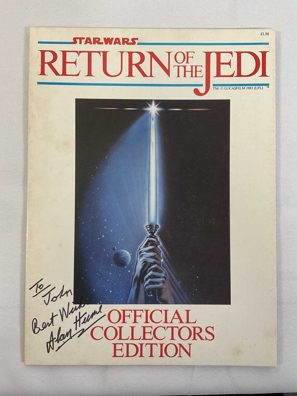 A group of autographed movie souvenir program books to include STAR WARS EPISODE IV: A NEW HOPE ( - Image 4 of 5