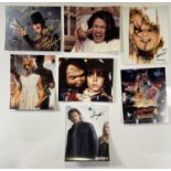 A group of horror related autographed photographic still to include ROBERT ENGLUND (A Nightmare on