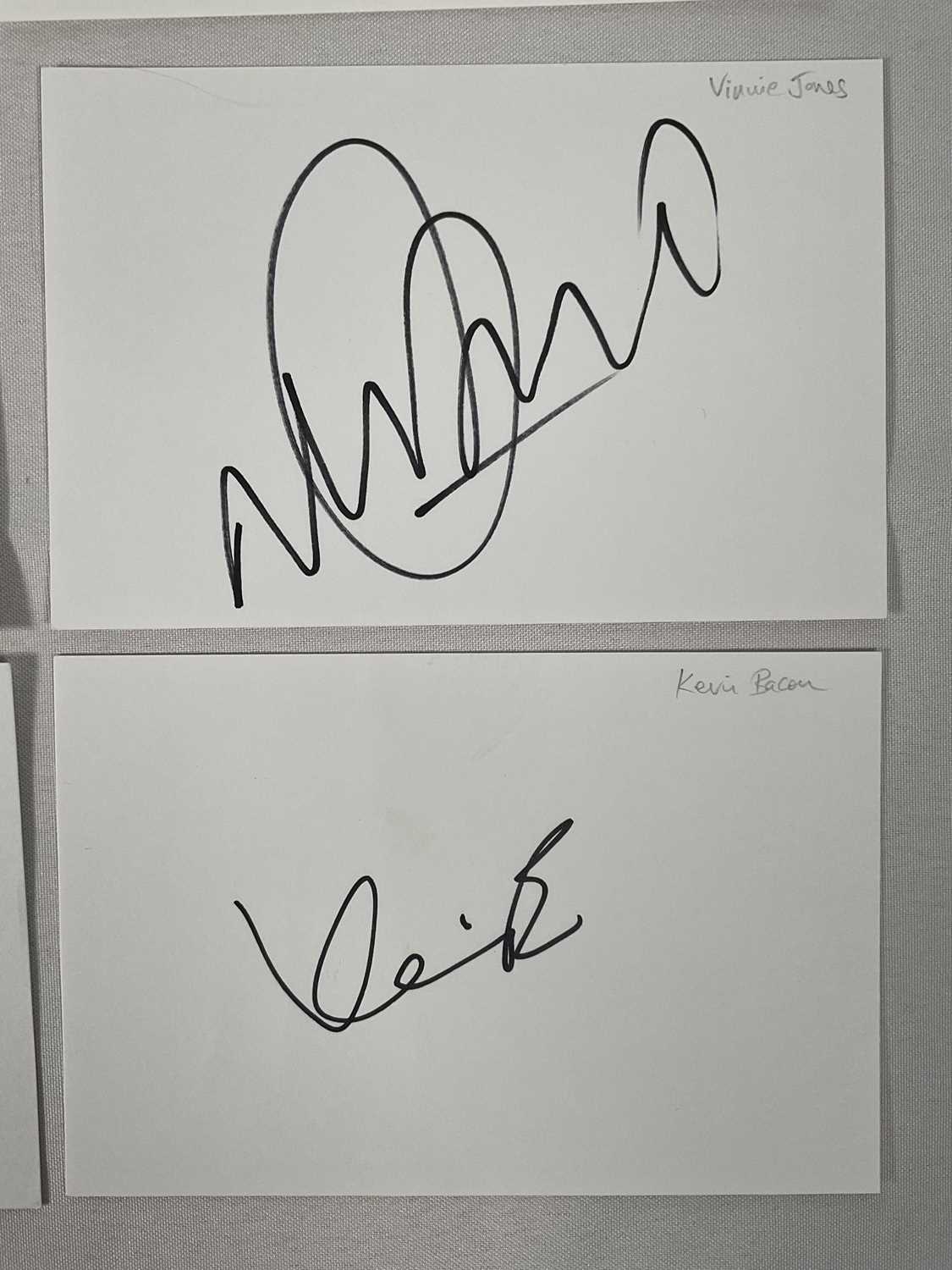 A large quantity of autograph cards signed by Hollywood actors to include RICHARD E GRANT, KEITH - Image 7 of 8