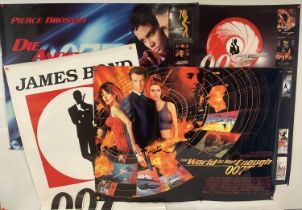 A group of James Bond posters to include THE WORLD IS NOT ENOUGH (1999) UK Quad, DIE ANOTHER DAY (