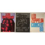 LED ZEPPLIN - A group of lithographs reproducing LED Zepplin tour posters, produced for commercial
