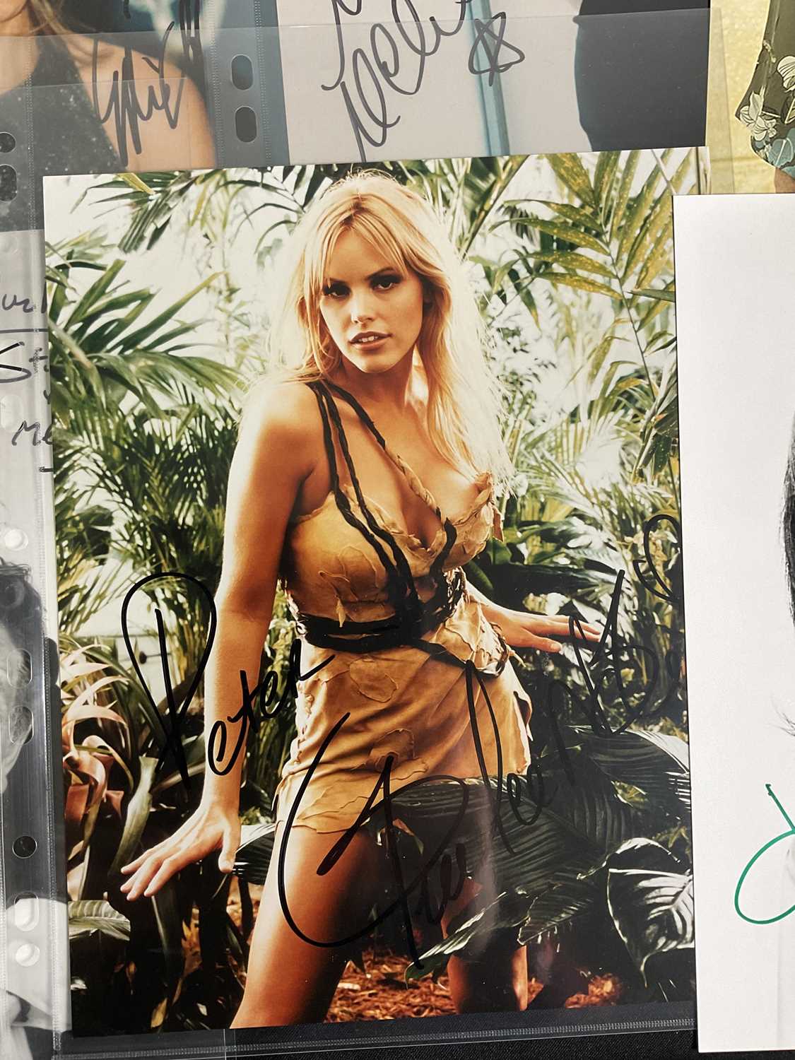 A group of colour photographs signed by female celebrities to include GENA LEE NOLIN, SHARON - Image 2 of 7
