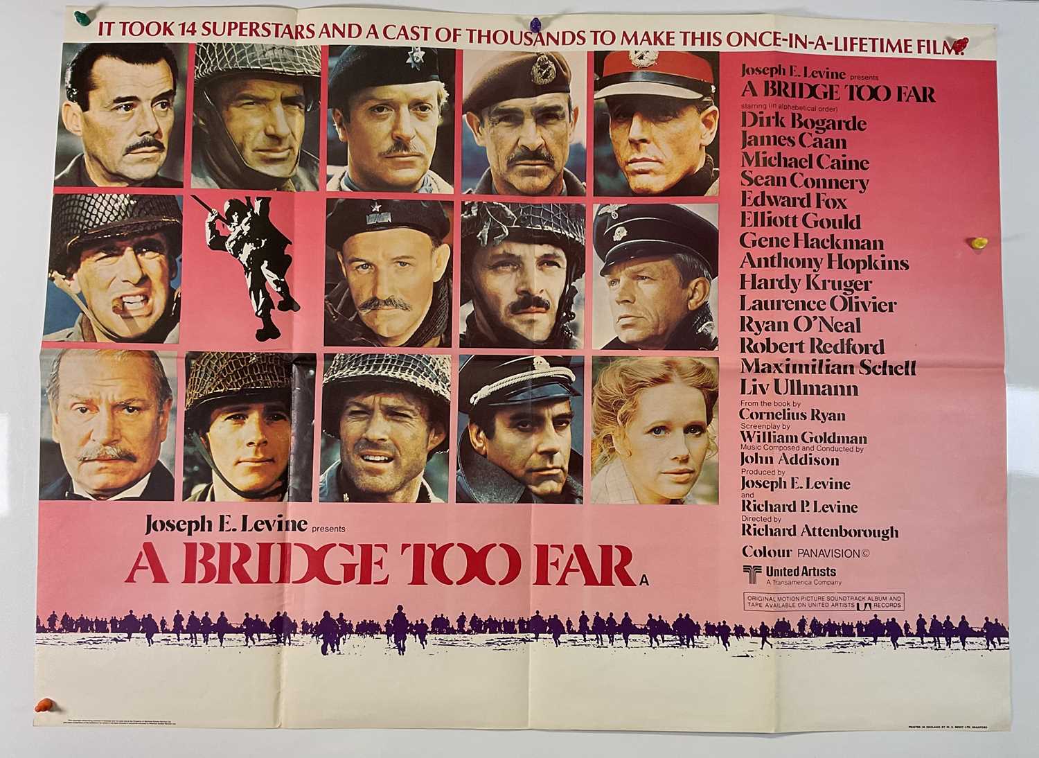 A BRIDGE TOO FAR (1977) UK Quad Style A and Style B film posters, for the classic war film - Image 2 of 3